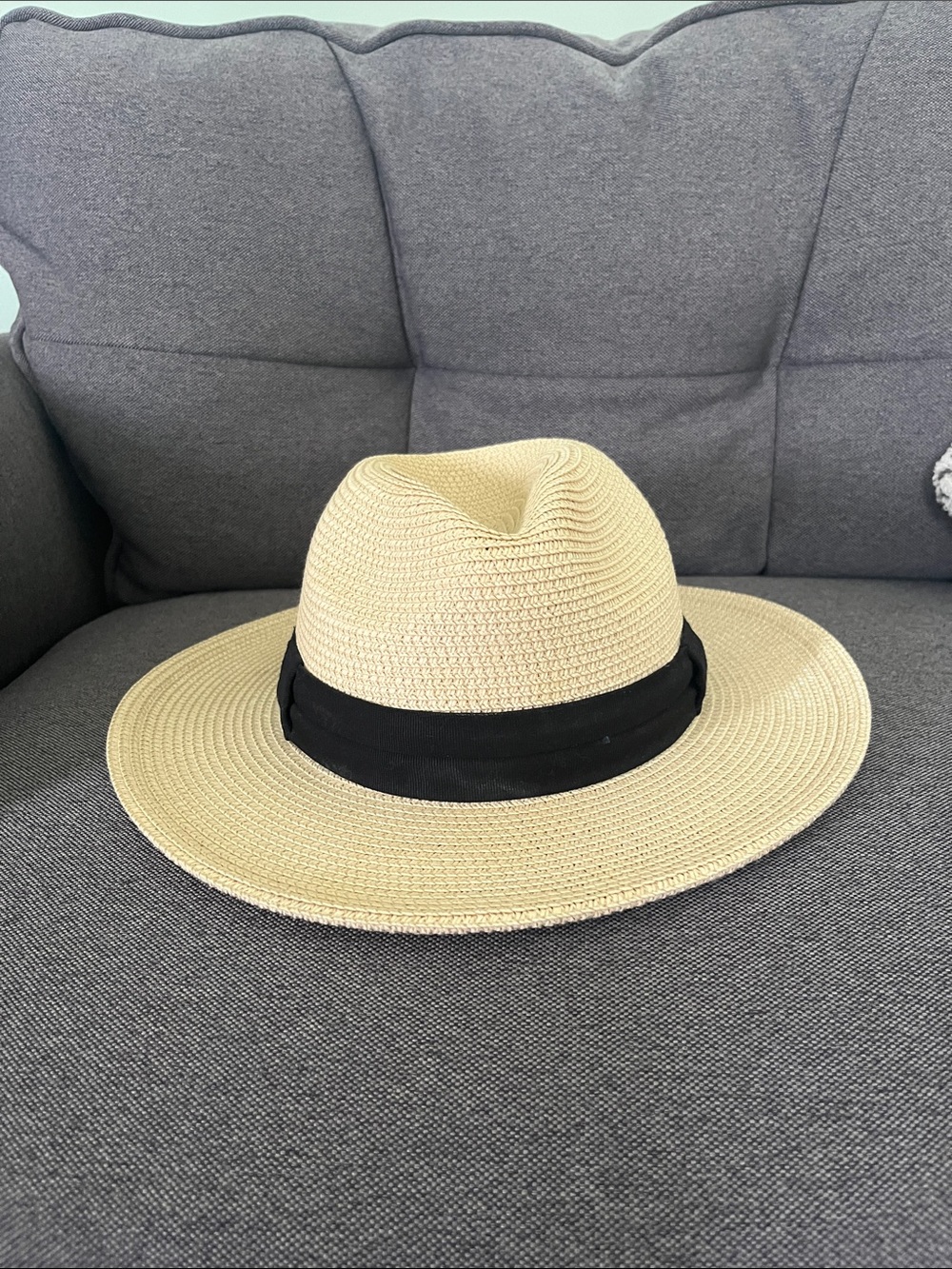 Sun Hat with Black Band